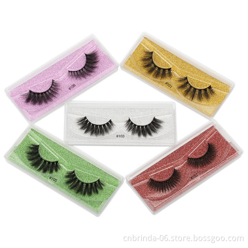 False Eyelashes Wispy Natural 3D Faux Mink Lashes Pack 10 Styles Mixed Soft Reusable Fake Eyelashes Bulk